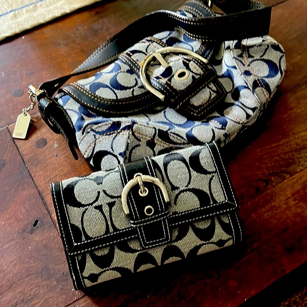 Coach bag and wallet